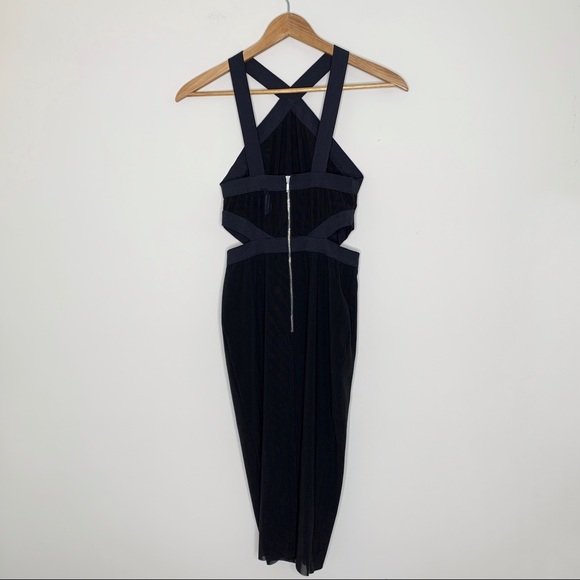 Bec & Bridge Parallel Halter Cutout Mesh Dress - Picture 5 of 13